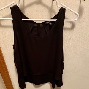 Express black sleeveless top